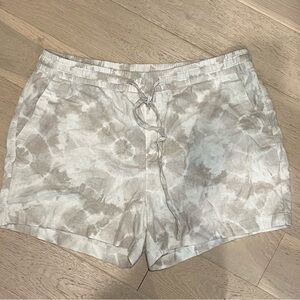 Old Navy Gray Athletic Shorts Lightweight Tie-Dye